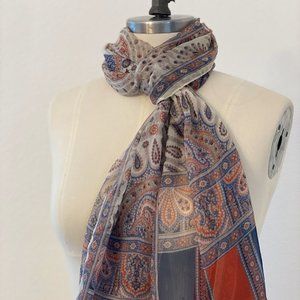 Brooks Brothers Oblong Silk Scarf